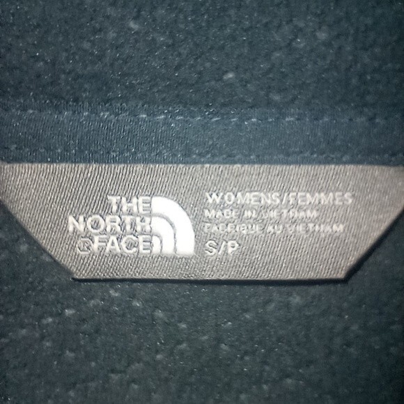 The North Face Blue Green Quilted Hooded Jacket Size Small EUC - Picture 4 of 4